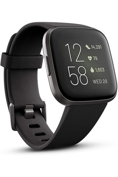 SmartWatch Versa 2 Health and Fitness cu ritm cardiac, muzică, Alexa încorporată, monitorizare somn și înot