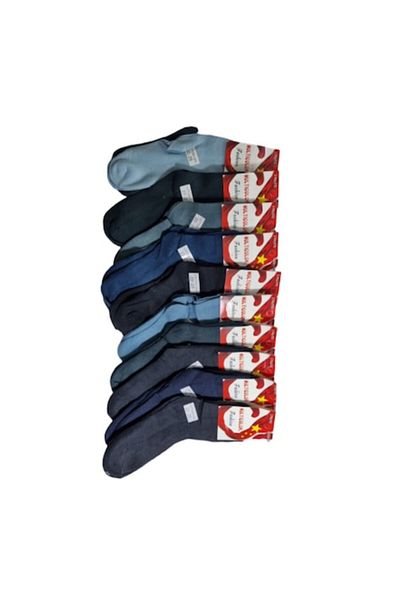OEM Set 10 pairs of long socks for children, multicolored, size 20-25
