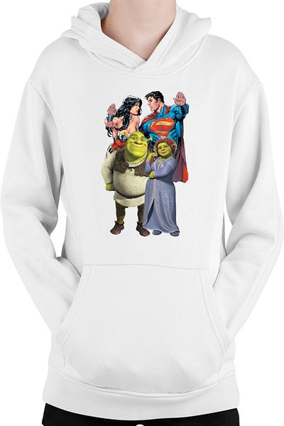 OEM Hanorac Copii Shrek Princess Fiona Ogre Medieval Superman Wonderwoman