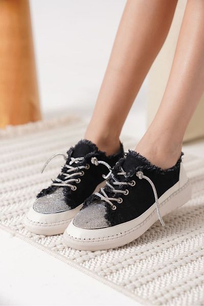 Zerenyus Ankle Premium Black Women's Casual Sports Shoes