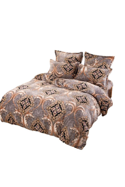 JOJO HOME Lenjerie de pat, Jojo Home, Cocolino, 2 persoane, 6 piese, Abstract...