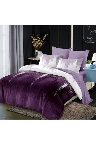 OEM Double Bed Linen, Spring, 6 Pieces, 235x250cm, 2 Persons, Finet, Multicolor
