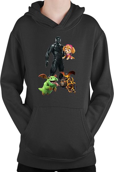 OEM Hanorac Copii Black Panter Paw Patrol Clash Royale Of Clans