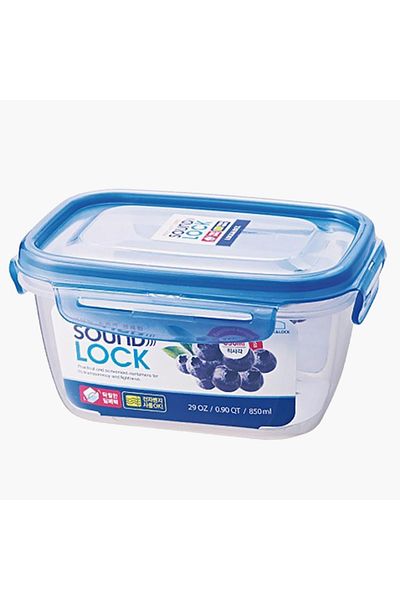 locknlock Food Container with Clip-On Lid - 850 ml