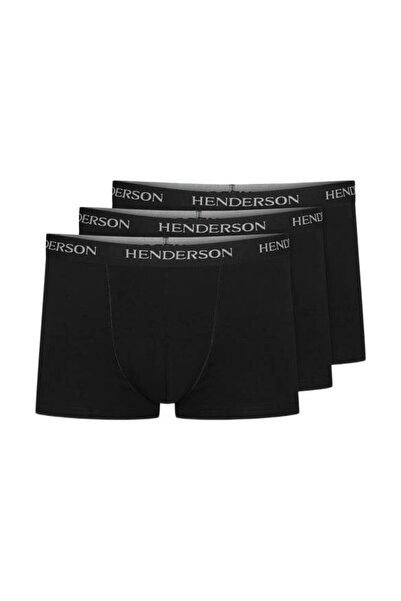 Henderson Set de 3 pantaloni clasici minimalisti pentru bărbați, material con...