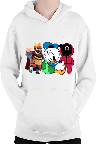 OEM Hanorac Copii Donald Duck Squid Game Clash of Clans Kids