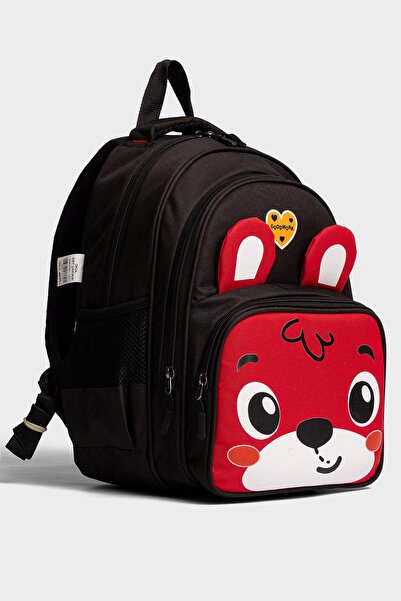 Go Veform 3’lü Okul Çanta Seti – Sırt Çantası, Termoslu Beslenme Çantası ve Kalemlik GV7210 Siyah