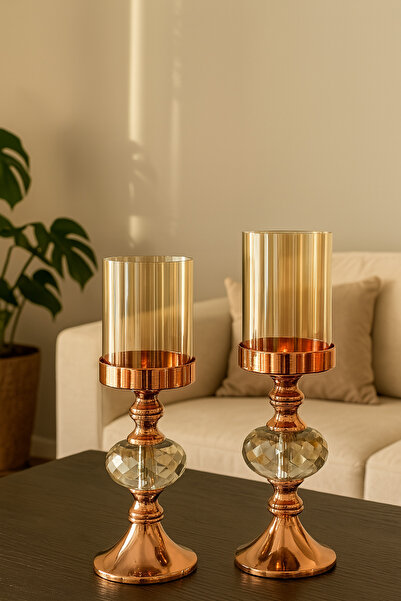 AbajurAksesuar She Bakır Mumluk