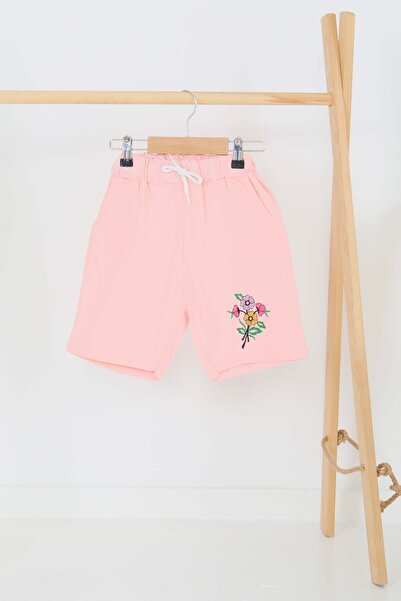TOFİSA Κοριτσίστικο σορτς με στάμπα σε πούδρα - 27331