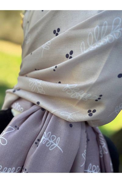 ALDAİR The Pashmina Viscose Fabric Is a Digital Pattern of 110 Grams