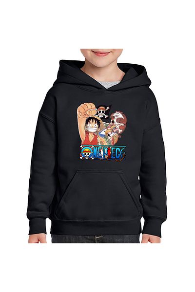 OEM Children's sweatshirt One Piece Monkey Luffy Penguin Panda