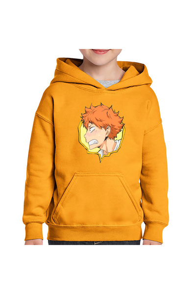 OEM Παιδική Φούτερ με Κουκούλα Haikyu Shoyo Hinata, Παίκτης Βόλεϊ Haikyu!!