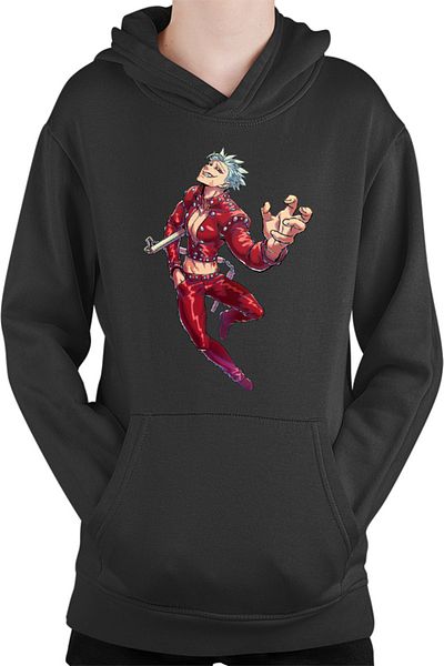 OEM Seven Deadly Sins Ban Anime Weapon Genki Kids Hoodie