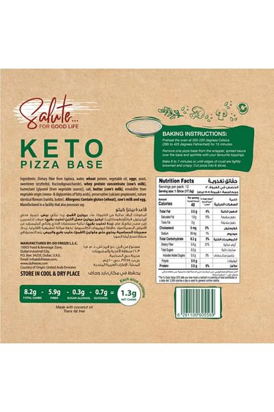 Salute Keto Pizza Base