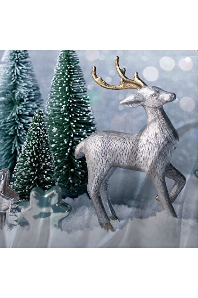 OEM Double Bed Christmas 3D Set, 6 Pieces, Cotton Finet, Light Gray