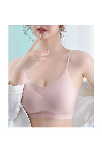 pae Breathable Ultra-Thin Lightweight Seamless Cooling Flawless Form Ice Silk Antibacterial Bra