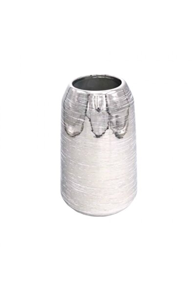 OEM Ceramic Decorative Vase, 19.5x12 cm Silver