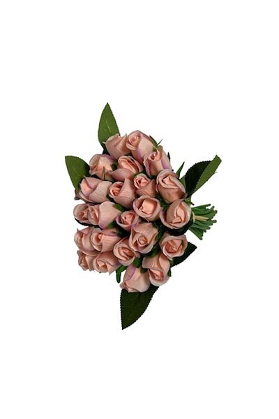 OEM Buchet de trandafiri, textil 24x20 cm, roz-mov