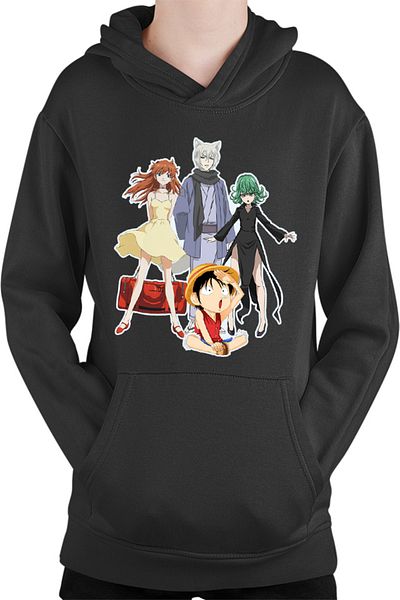 OEM Kamisama Kimono One Punch Man One Piece Kids Hoodie