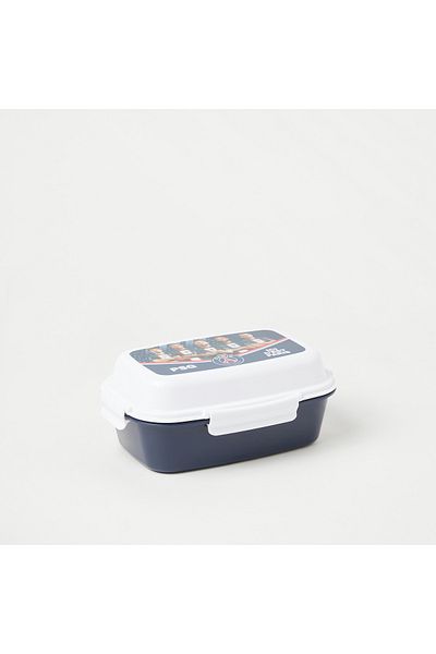 SUNCE Paris Saint - Germain Printed 4-Partion Lunch Box and Clip Lock Lid