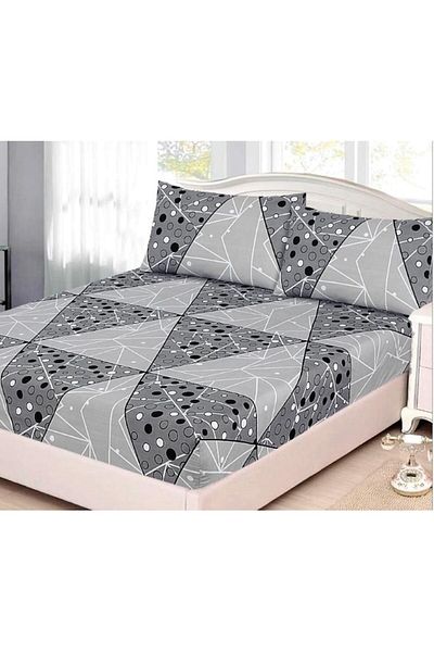OEM Set de cearșafuri cu elastic, pentru o persoană, 2 piese, multicolor, 140x200 cm