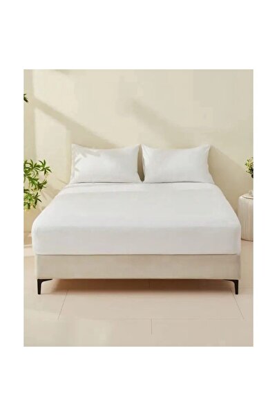 OEM Bed Sheet with Pillowcases, Uni, 3 pieces, 200x220cm, White