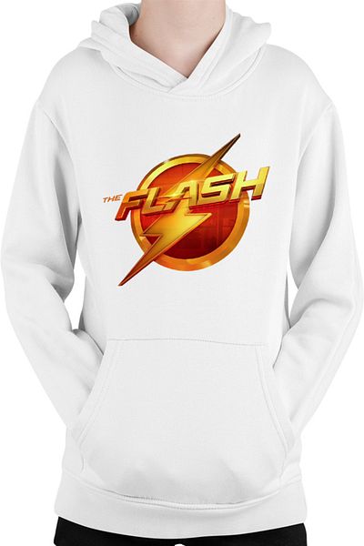 OEM Kids Sweatshirt Flash Logo Bright Speed Light Costume