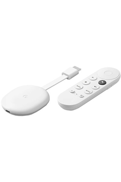 Google Chromecast TV, 4K, HDMI, Bluetooth, Wi-Fi, White