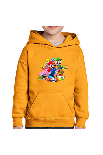 OEM Hanorac copii Super Mario Bros Toata Echipa 3D World