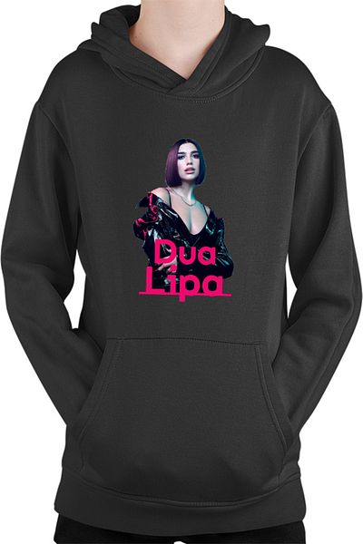 OEM Kids Hoodie Dua Lipa English Singer Songwriter Mezzo-Soprano