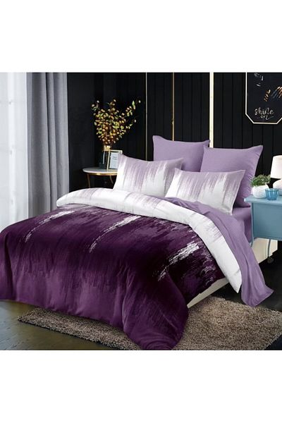 OEM Double Bed Linen, Spring, 6 Pieces, 235x250cm, 2 Persons, Finet, Multicolor