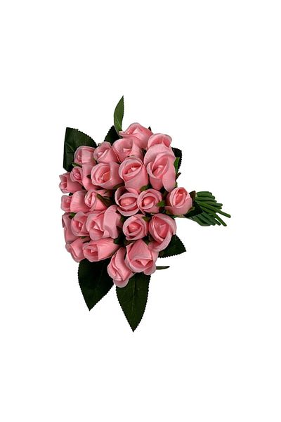 OEM Buchet de trandafiri, textil 24x20 cm, roz