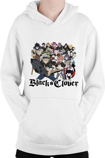 OEM Black Clover All Members Anime Manga Cosplay Kids Hoodie