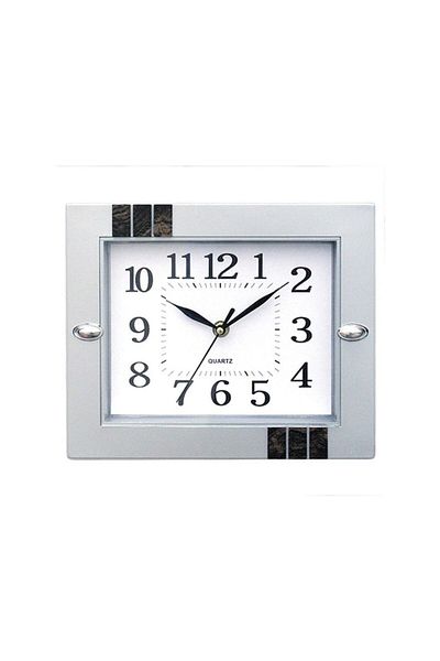 OEM Ceas de perete dreptunghiular din plastic M1, 25 x 22 cm