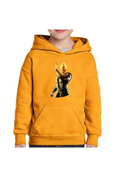 OEM Children's hoodie Mortal Kombat Shinnok Gold Fire Christmas Player
