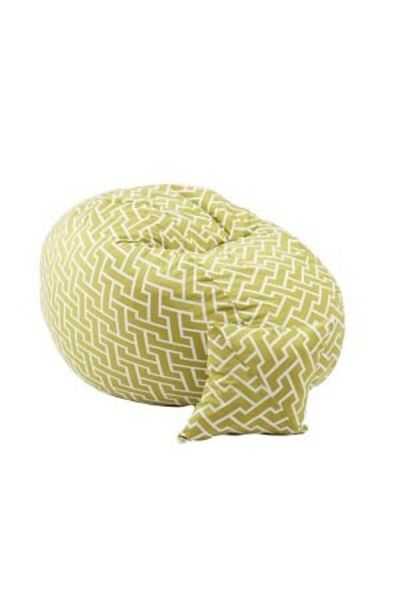 Pufrelax Set Fotoliu Matusalem cu Perna, Material Textil - Zippity Green