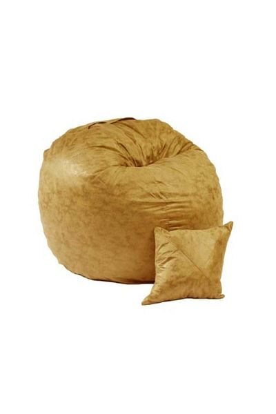 Pufrelax Set Fotoliu Matusalem cu Perna, Material Textil - Amber (caramel,maro)