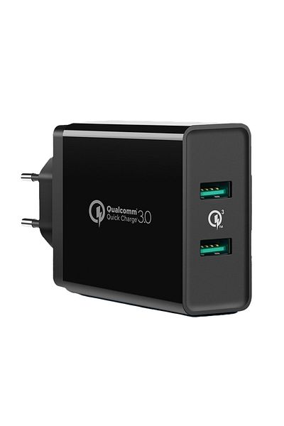 Ugreen Ładowarka sieciowa do telefonu 2x USB-A 36W QC3.0 - czarna