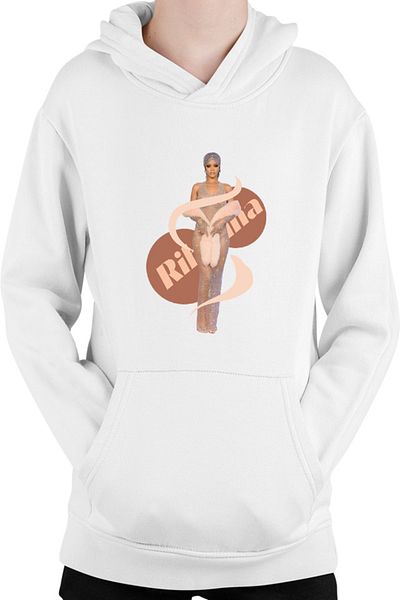 OEM Rihanna Style Artist Love Umbrella Popular Kids Hoodie