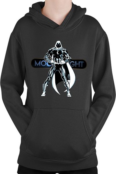 OEM Kids Hoodie Moon Knight Strong Children Pose Manga DC