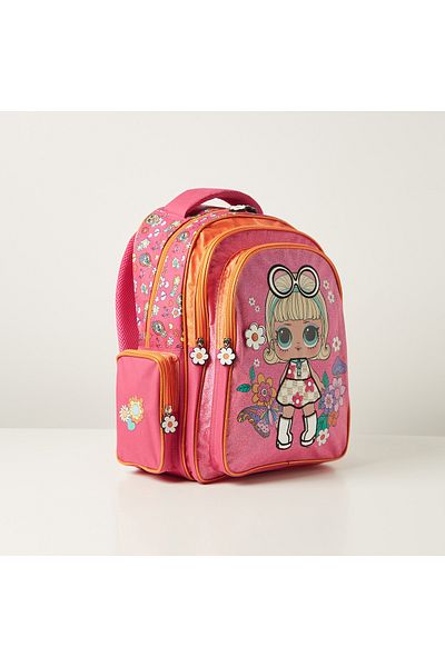 First Kid L.O.L. Surprise! Printed Backpack with Adjustable Shoulder Straps - 16 inches