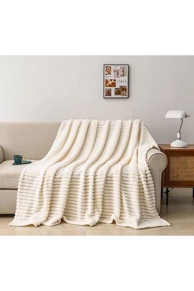 OEM Patura Cocolino, Model Dungi, Uni, 2 persoane, 200x230cm, Ivoire