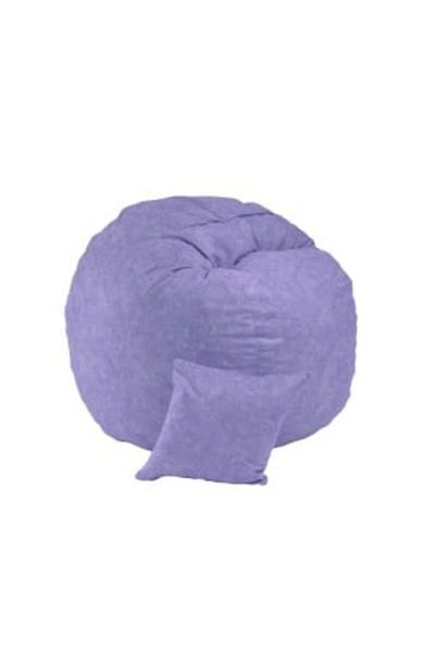 Pufrelax Set Fotoliu Matusalem cu Perna, Material Textil - Lavanda