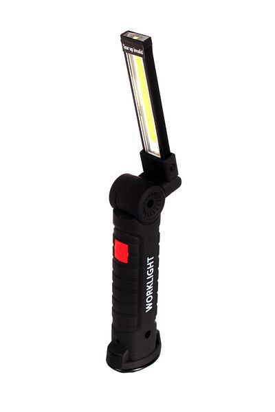 Bass Polska Lampa warsztatowa akumulatorowa LED COB, 1200 lm, z latarką, duża