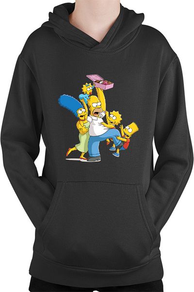 OEM Hanorac Copii The Simpsons Donut Lovers Kids Funny Life Mother