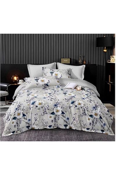 OEM Double Bed Linen, 6 Pieces, 2 Persons 180x200 cm, Multicolor M26