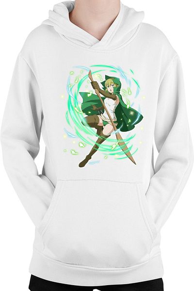 OEM DanMachi Ryuu Lion Funimation Forest Light Novel Kids Hoodie