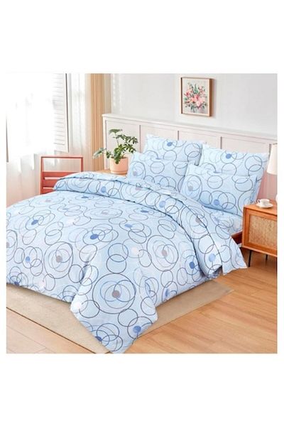 OEM Double Bed Linen, 6 Pieces, 2 People, 230x250 cm, Multicolor