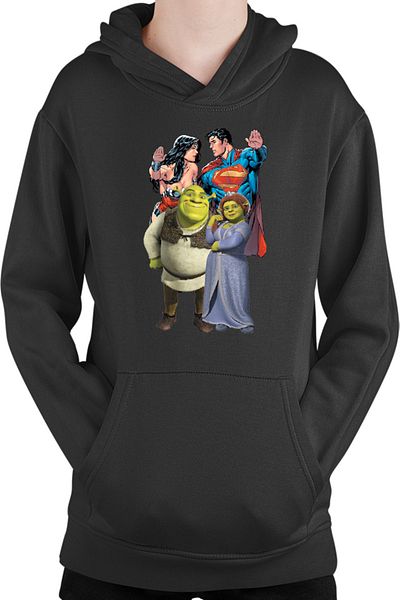 OEM Hanorac Copii Shrek Princess Fiona Ogre Medieval Superman Wonderwoman