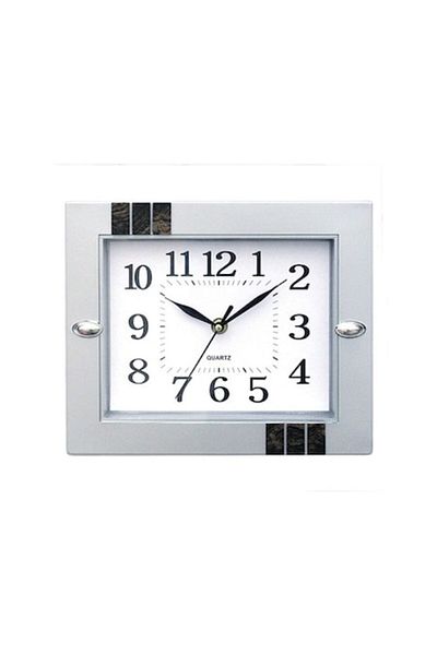 OEM Ceas de perete dreptunghiular din plastic M1, 25 x 22 cm